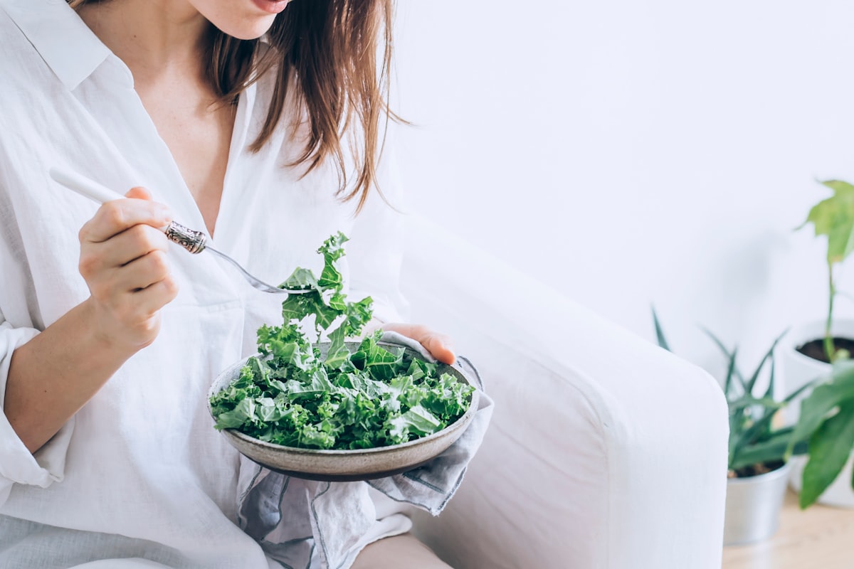 Légumes rôtis et herbes fraiches
